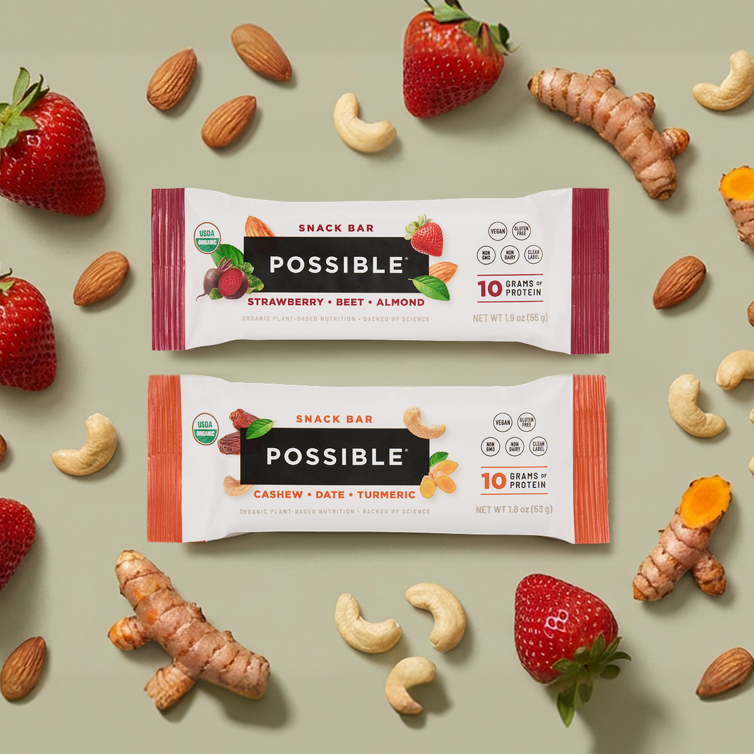 Clean Energy Snack Bar | Plant-Based Nutrition | POSSIBLE