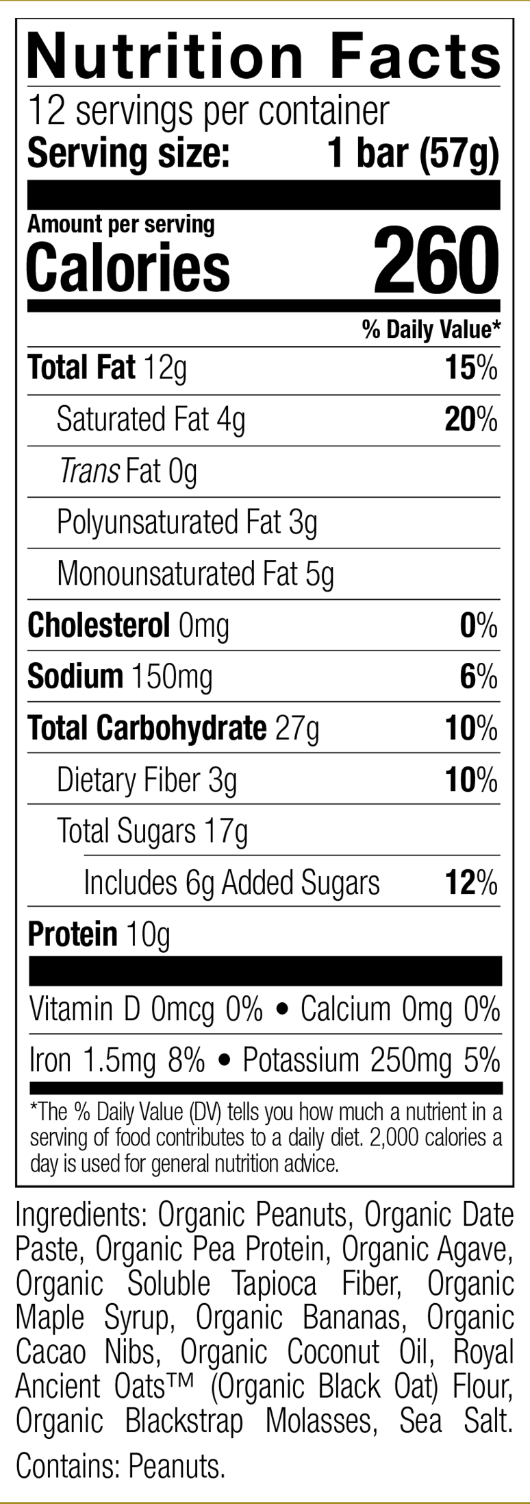 Every number traces back to real food.